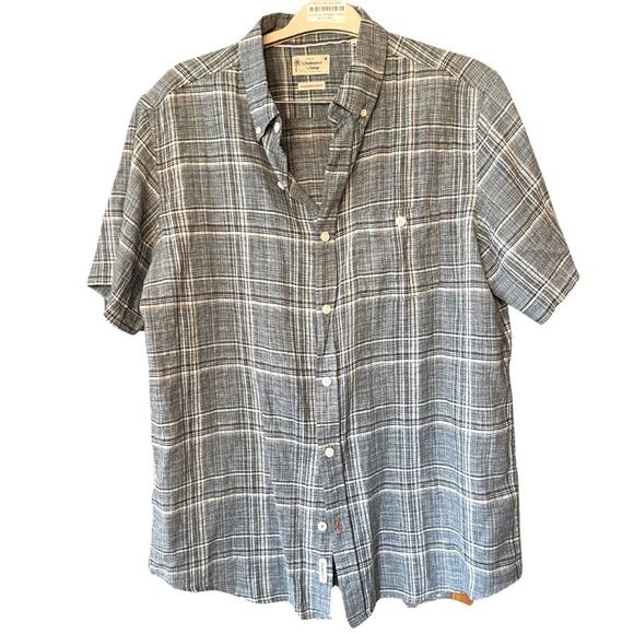 Weatherproof Vintage men’s washable linen summer shirt. Size L. - Picture 1 of 4